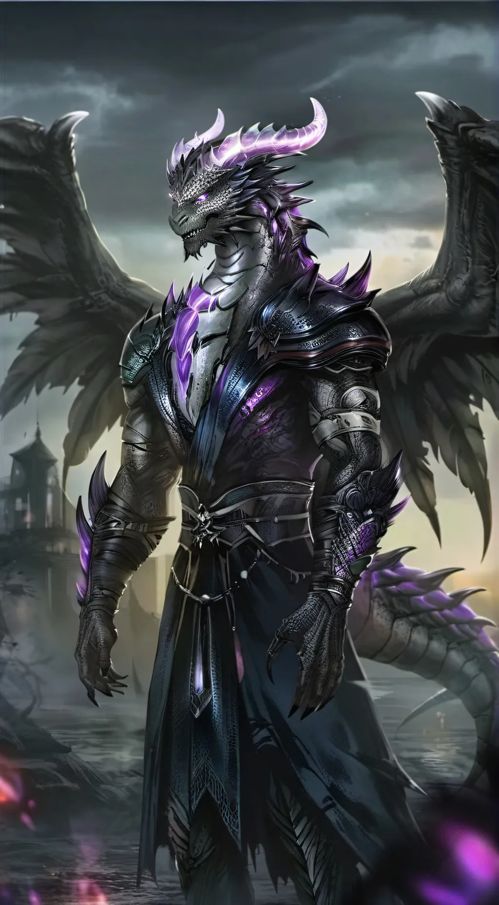 ai character: fear background