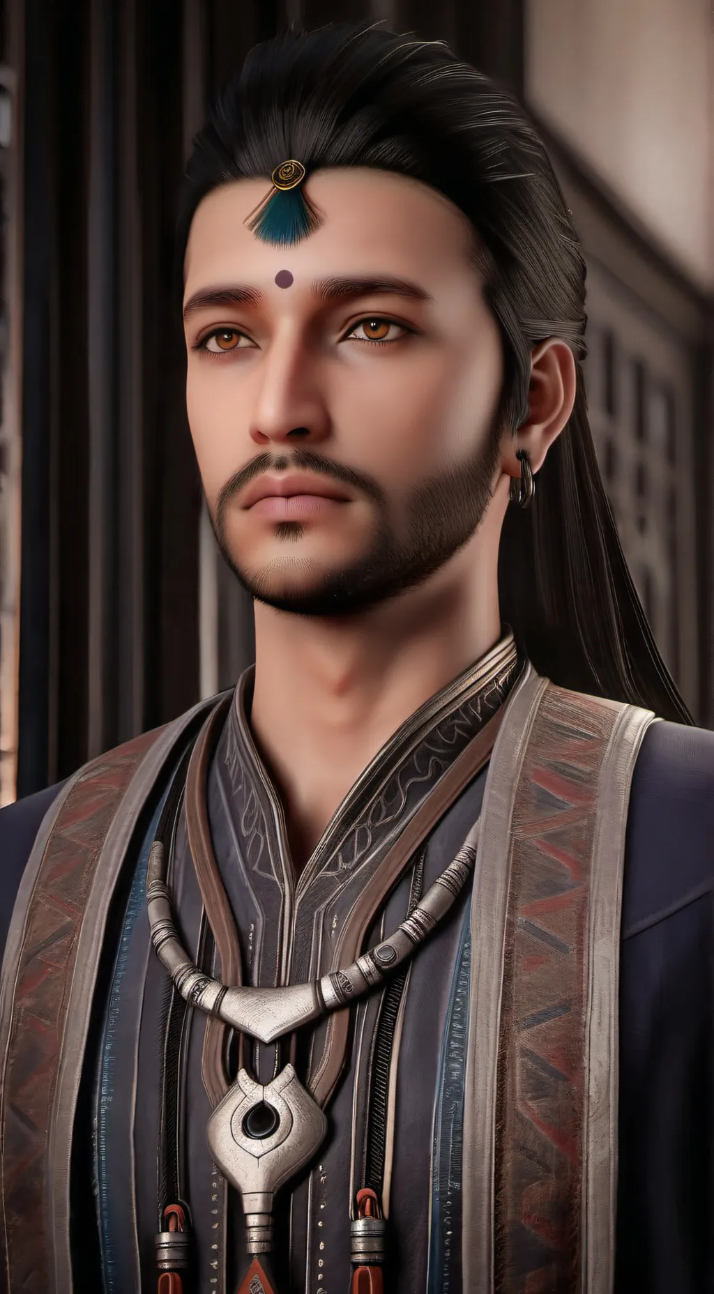 ai character: Amir! background