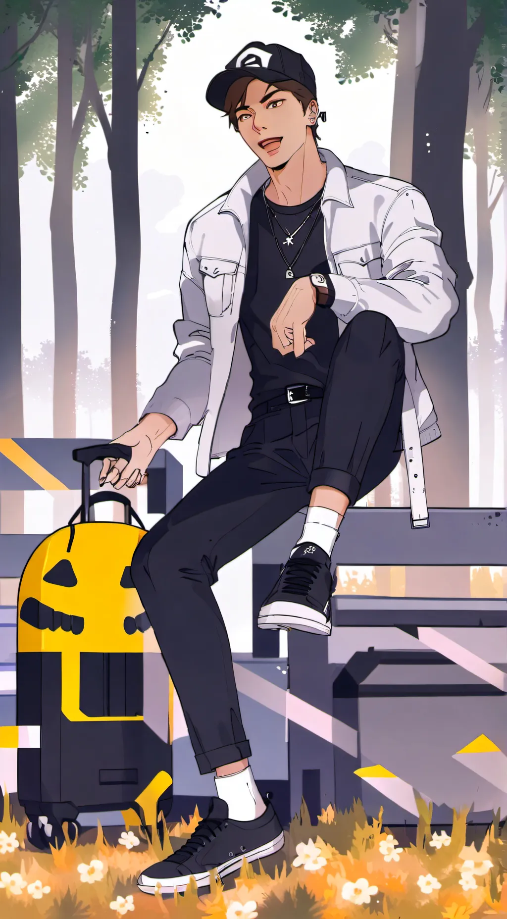 ai character: Gabriel  background