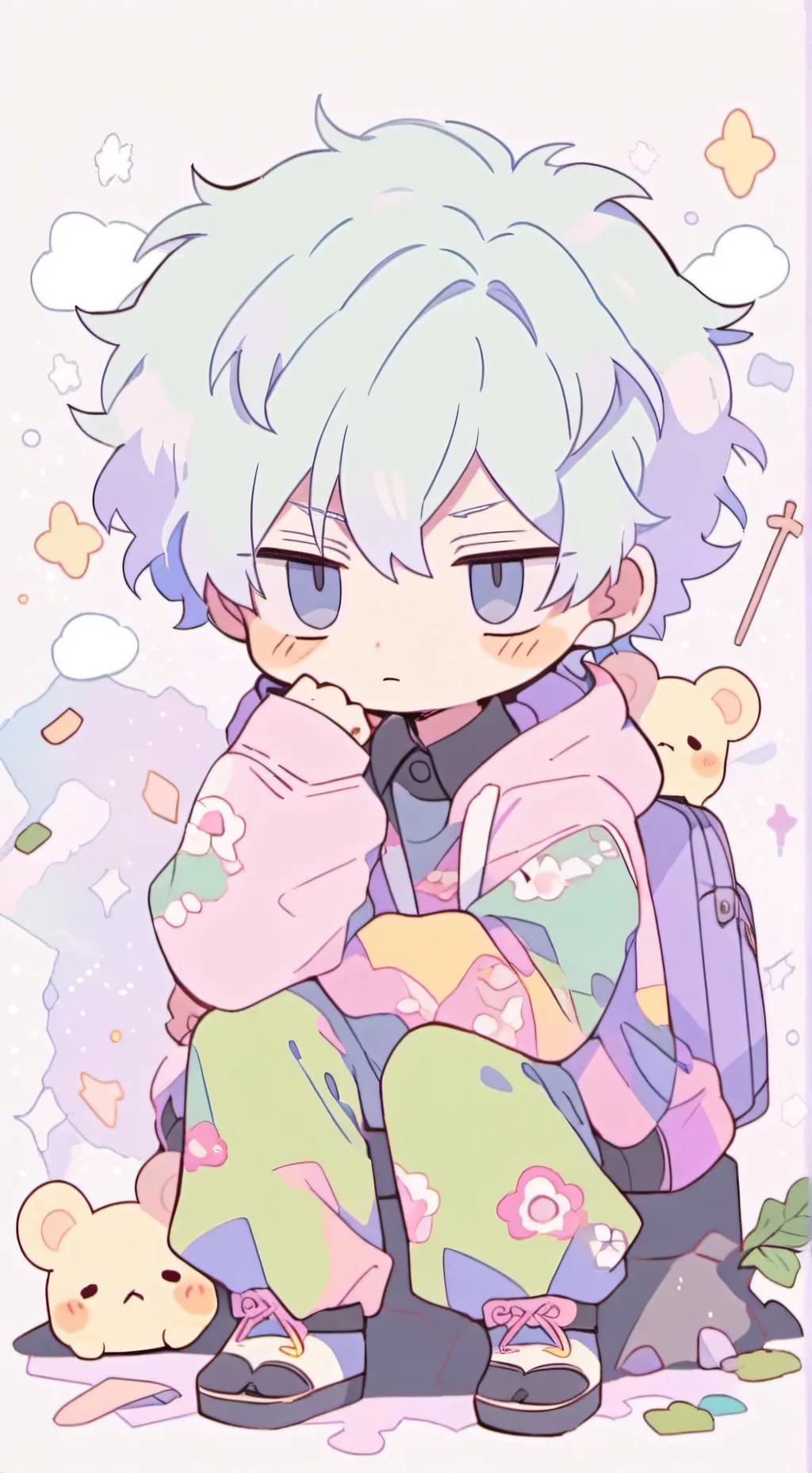 ai character: ●♡◇JAY◇♡● background