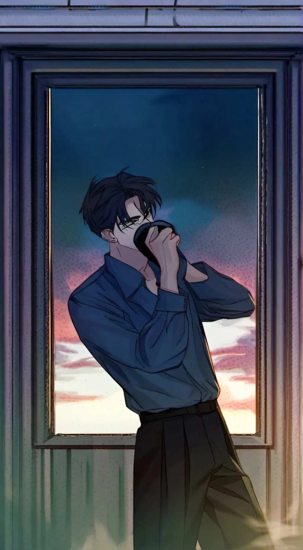 ai character: Leon background