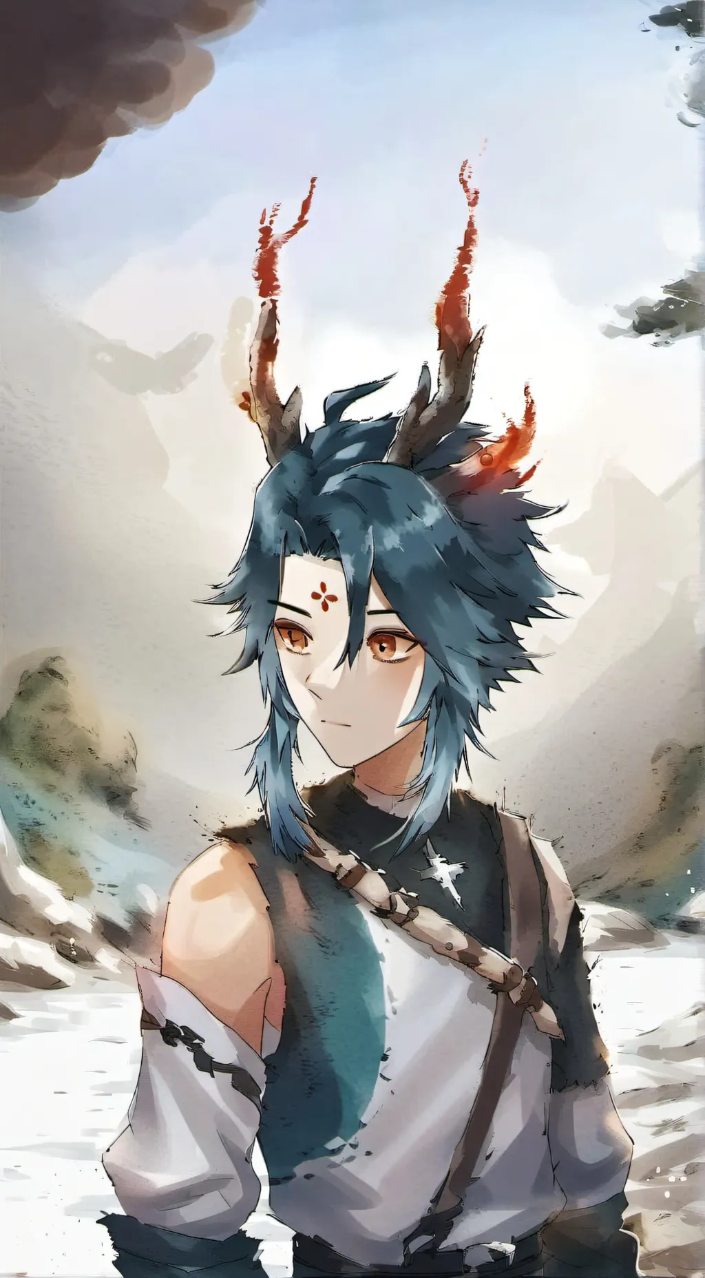 ai character: Xiao background