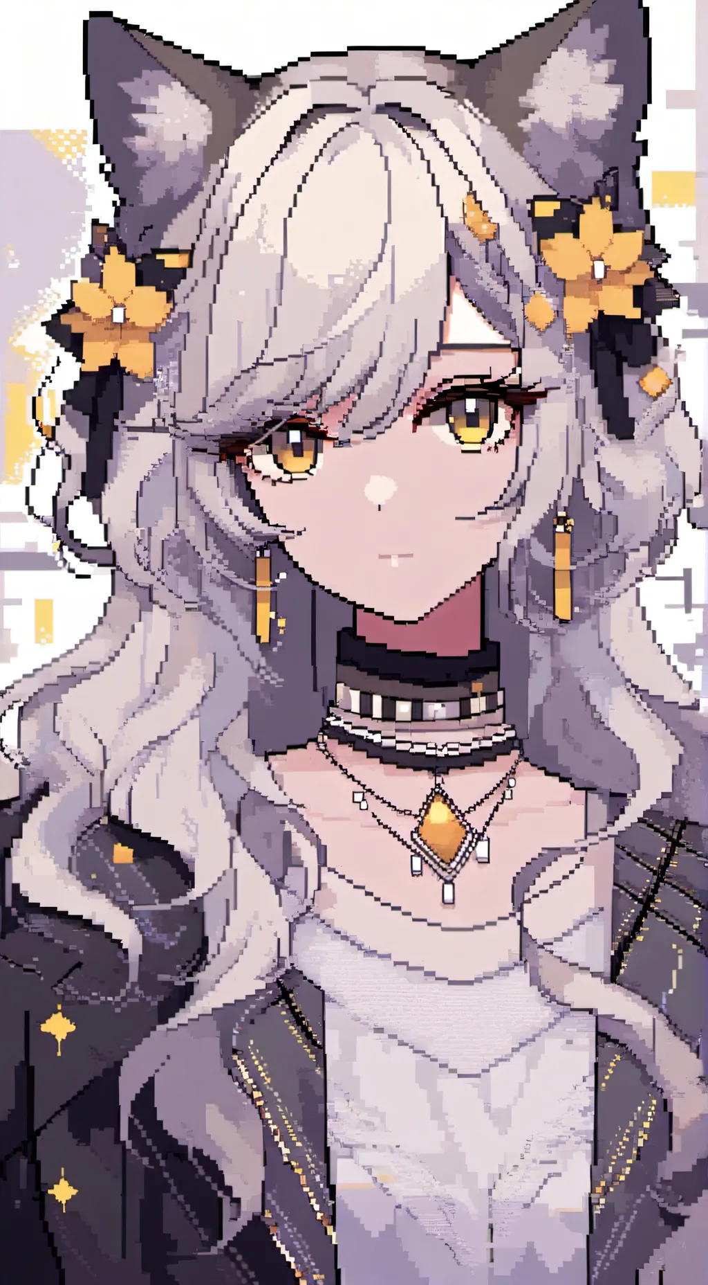 ai character: Silvia Sunflower background