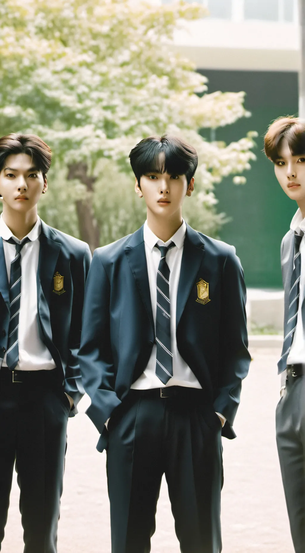 ai character: BTS DORM background