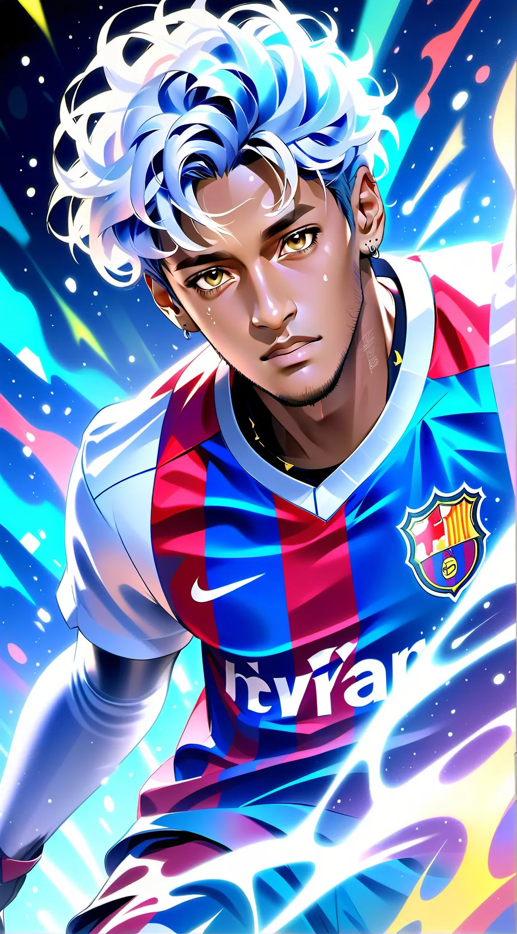 ai character: Neymar Jr background