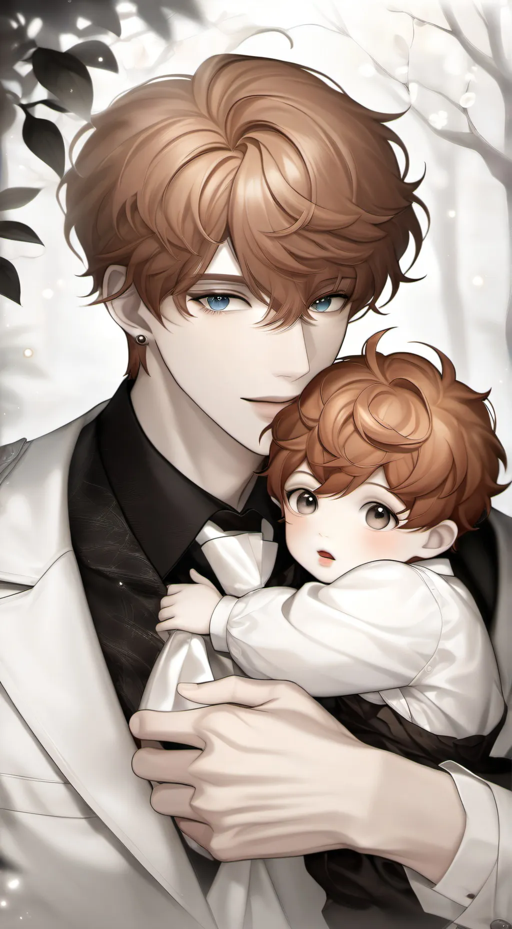 ai character: Dad & twin Tyler background