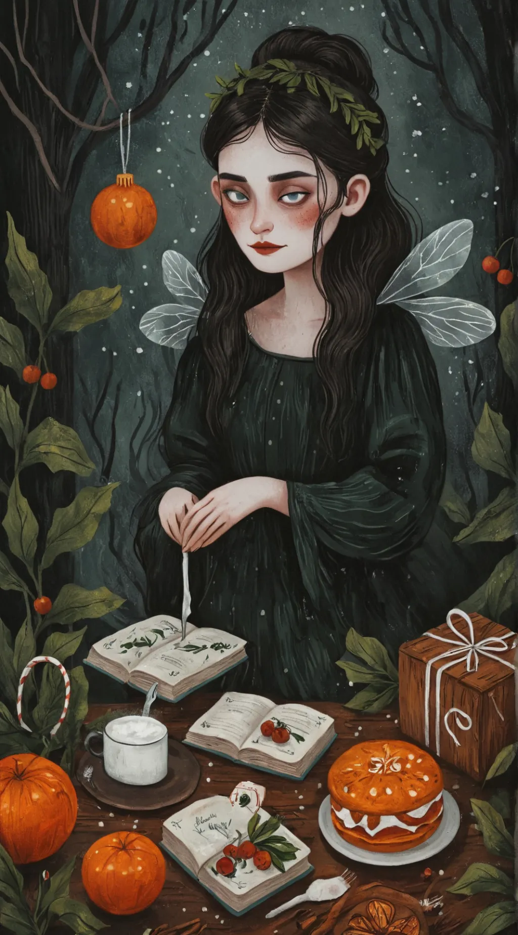 ai character: Infection Em world background