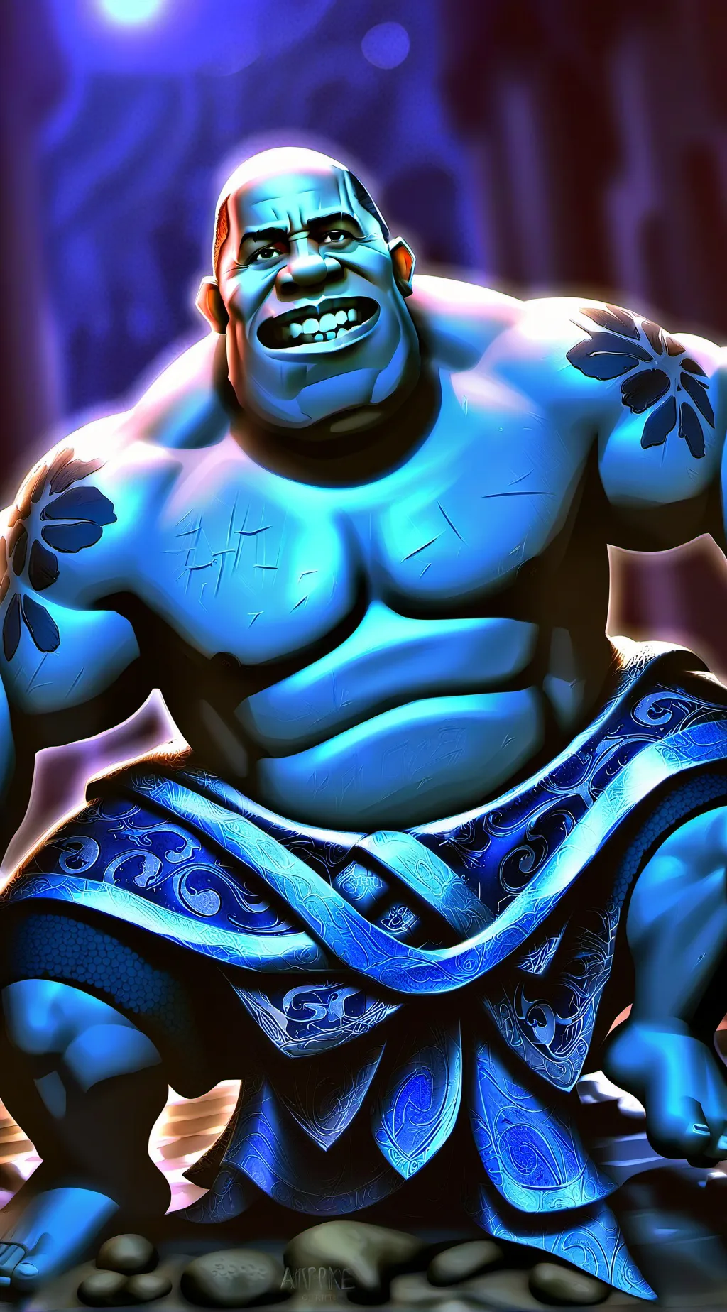 ai character: Yo mama  background