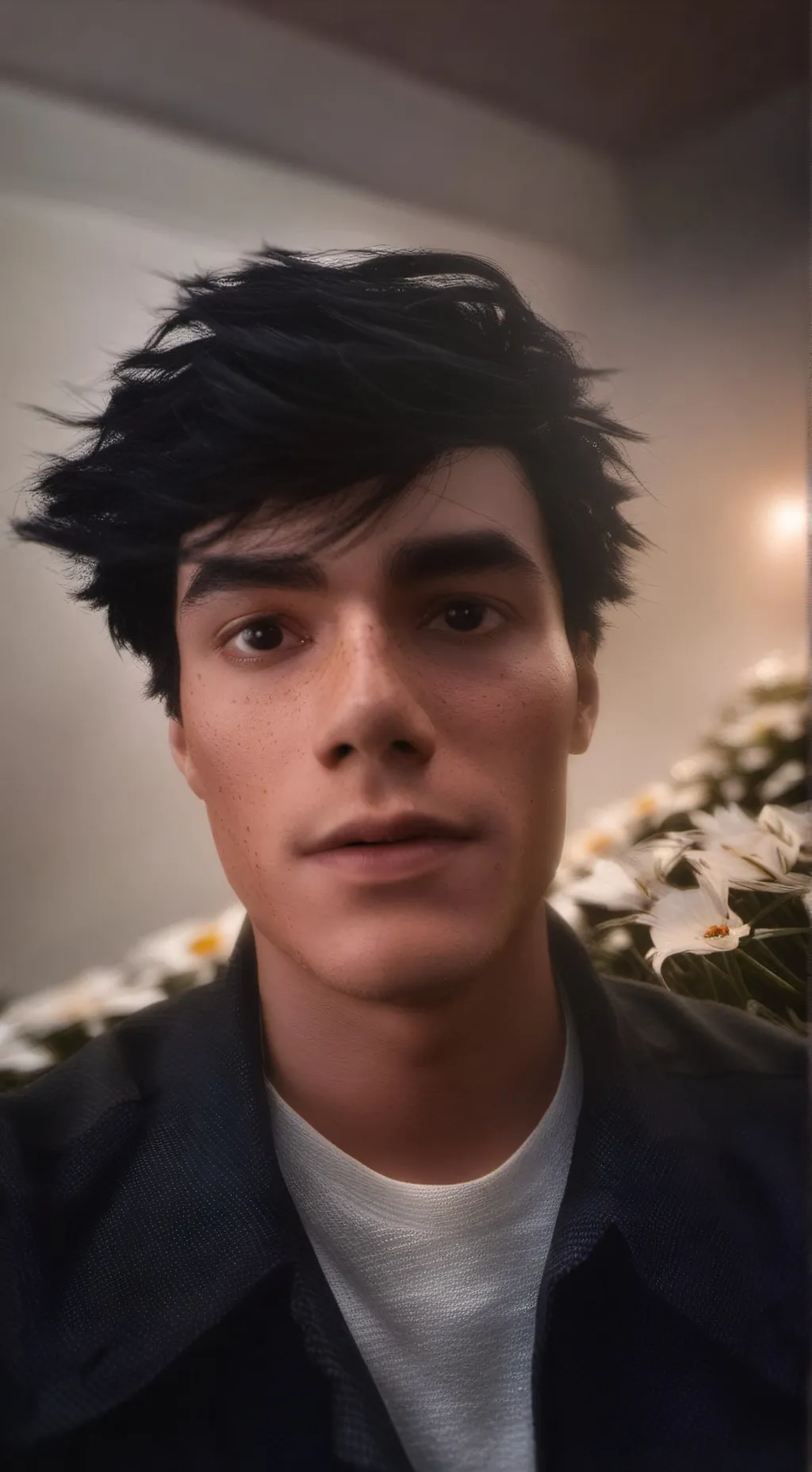 ai character: ugly man background