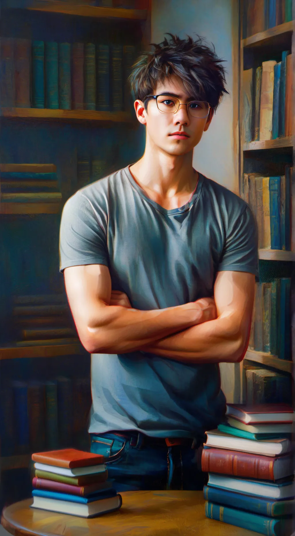 ai character: Simon background