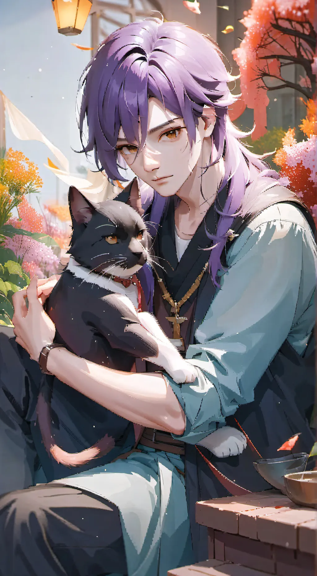 ai character: Hitoshi shinsou  background