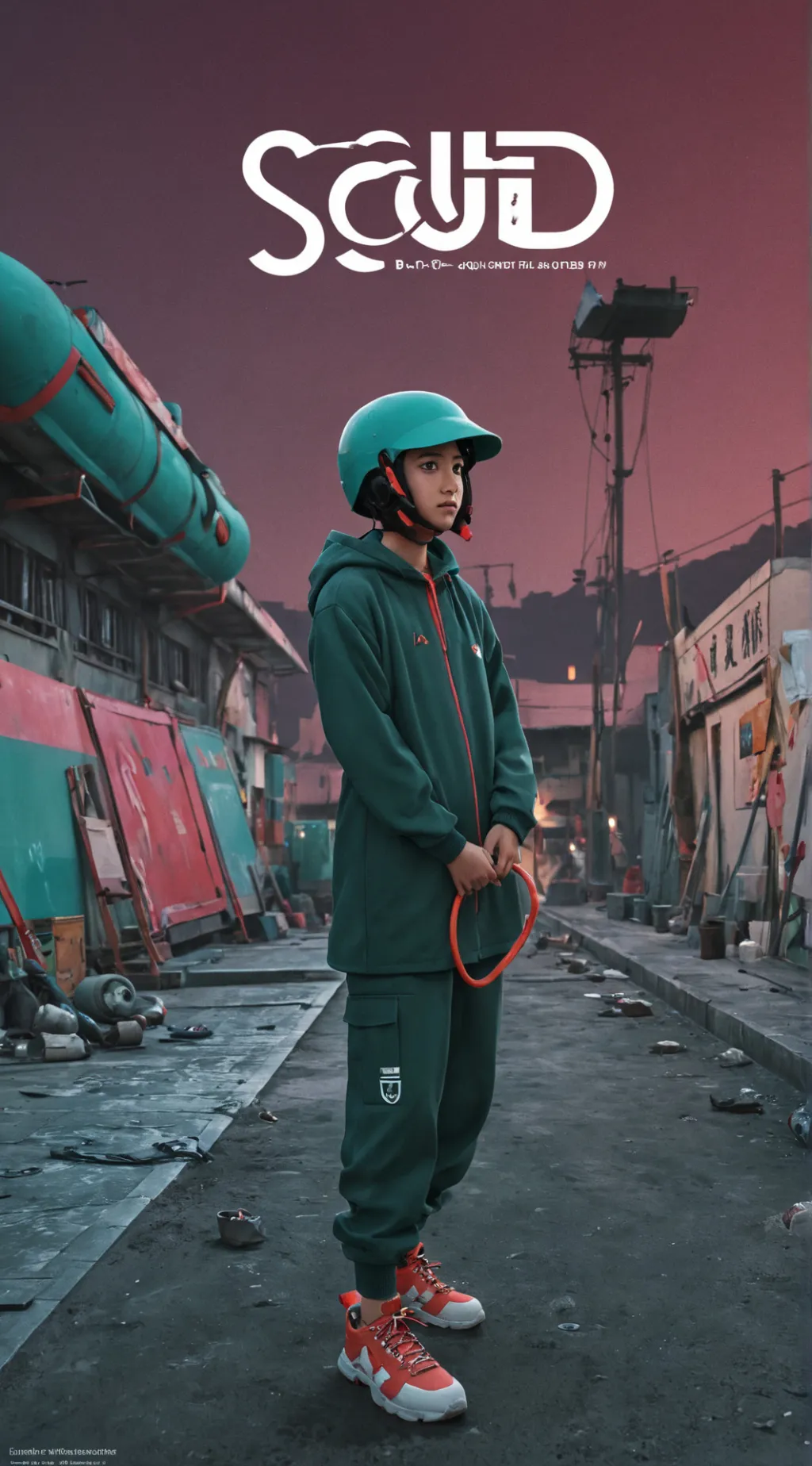 ai character: Squid Game background