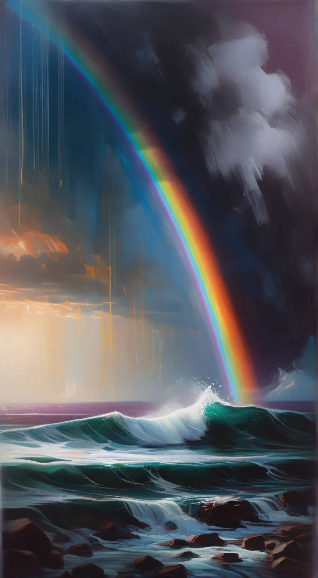 ai character: HH pride month background