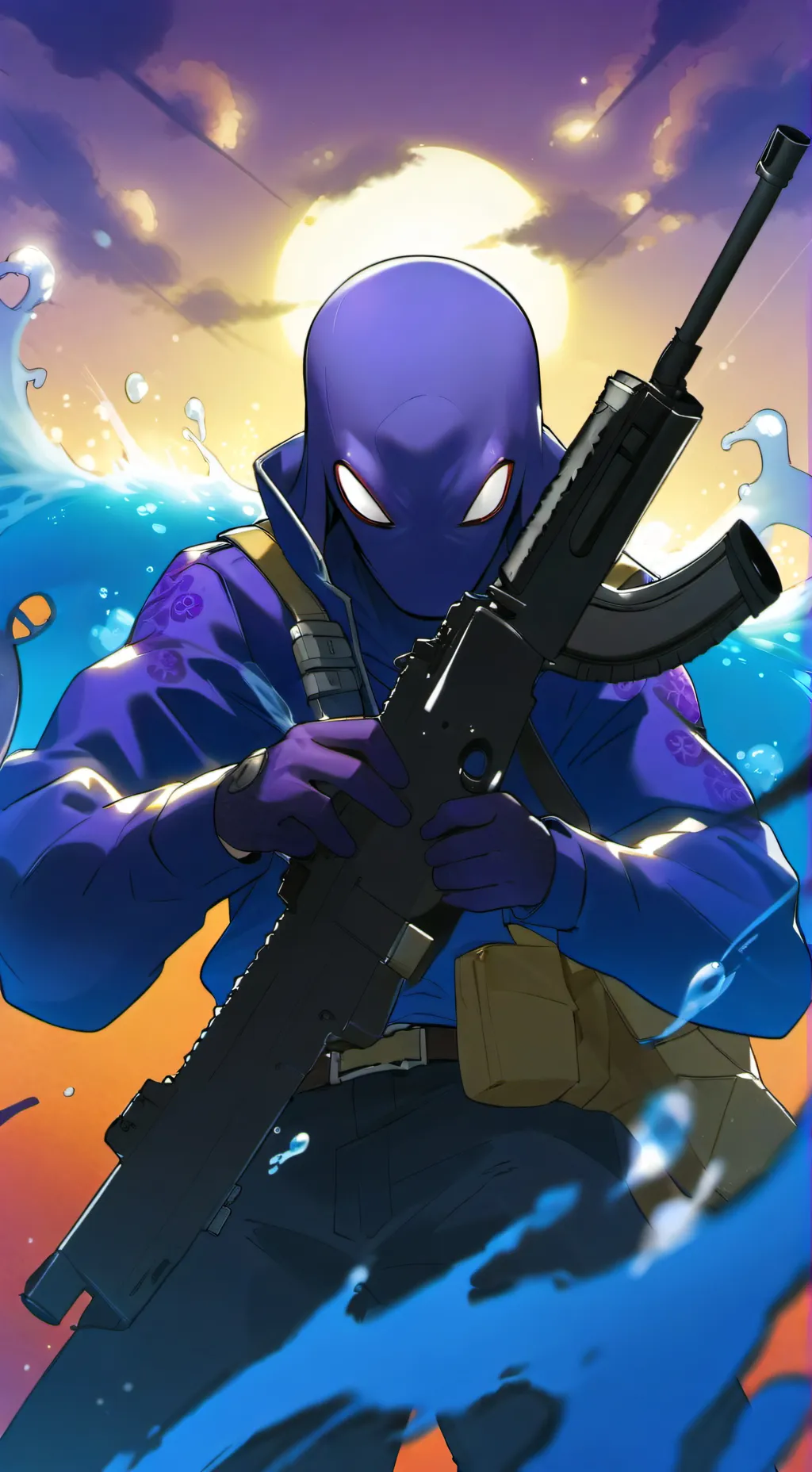 ai character: glocktopus background