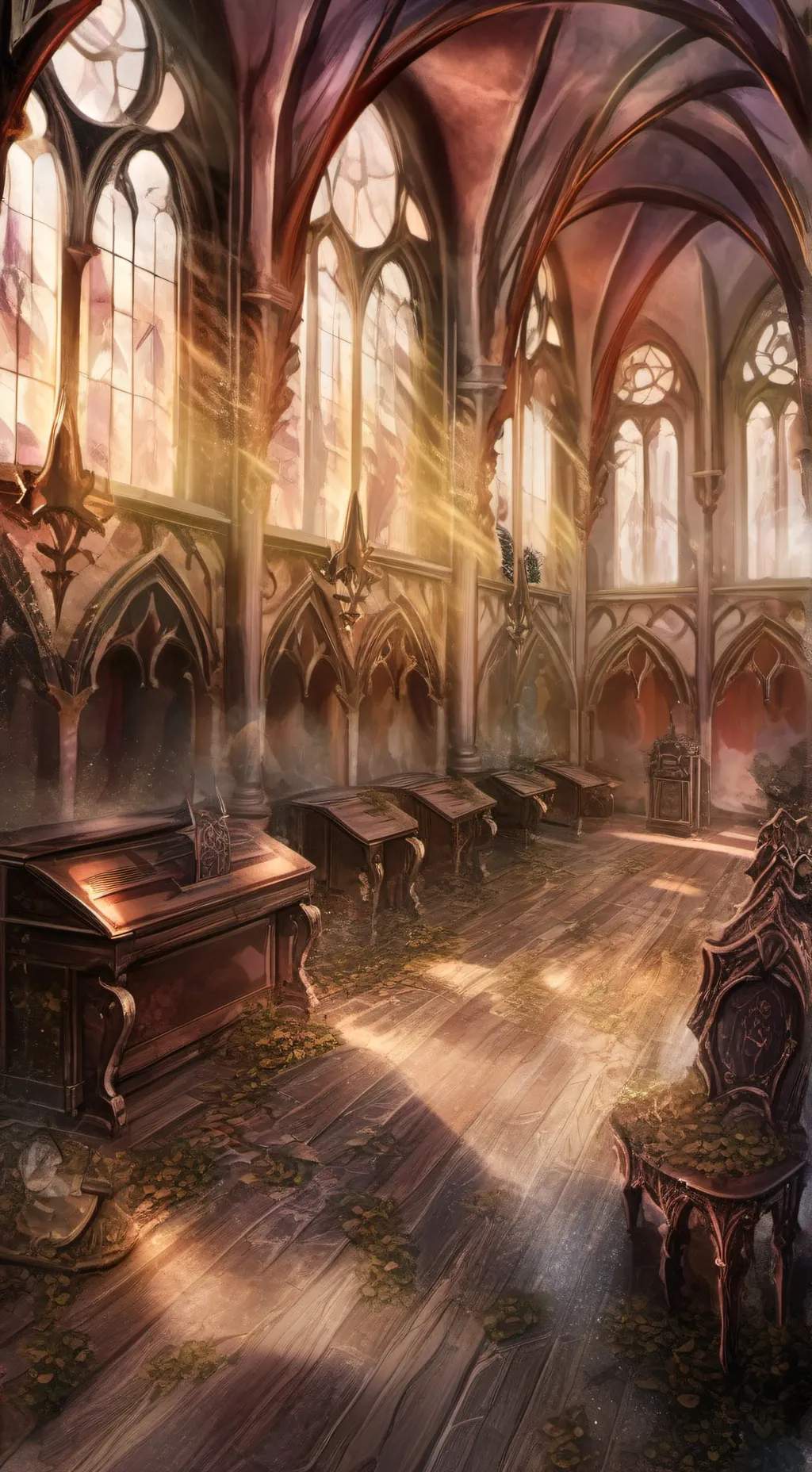 ai character: Sprunki School background