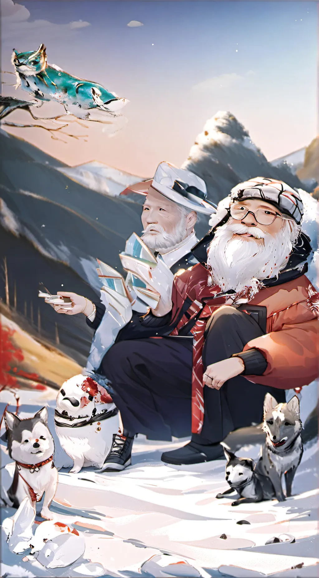 ai character: dandy background