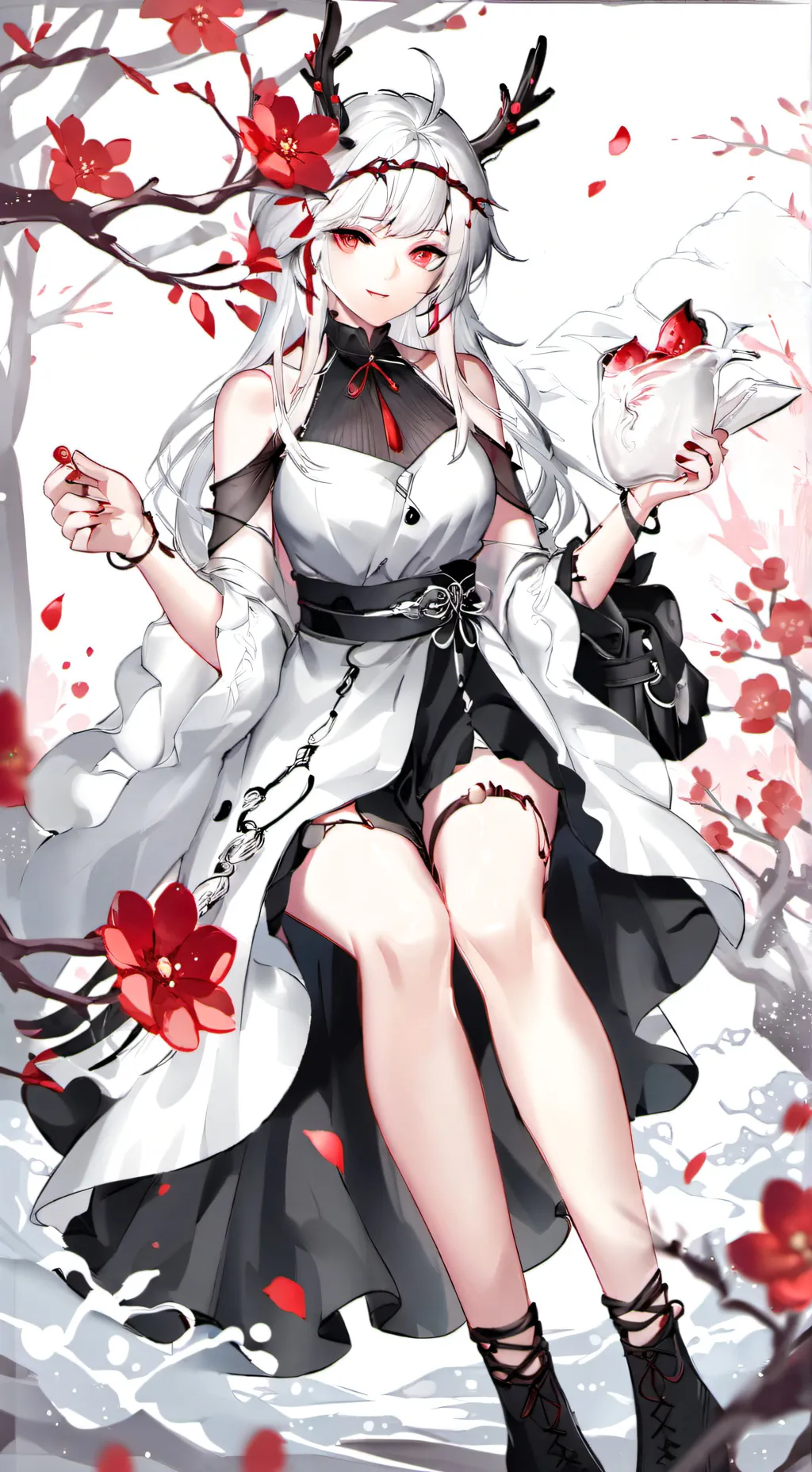 ai character: луна background