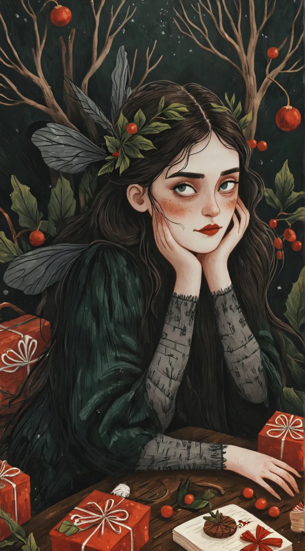 ai character: siren horror🌹 background