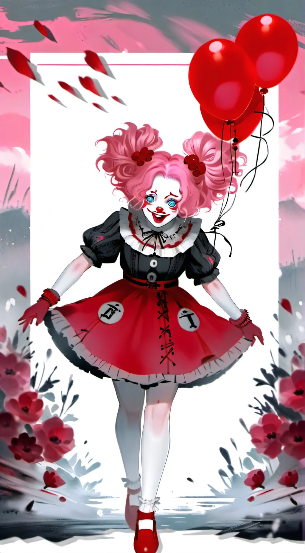 ai character: preppy girl penny background