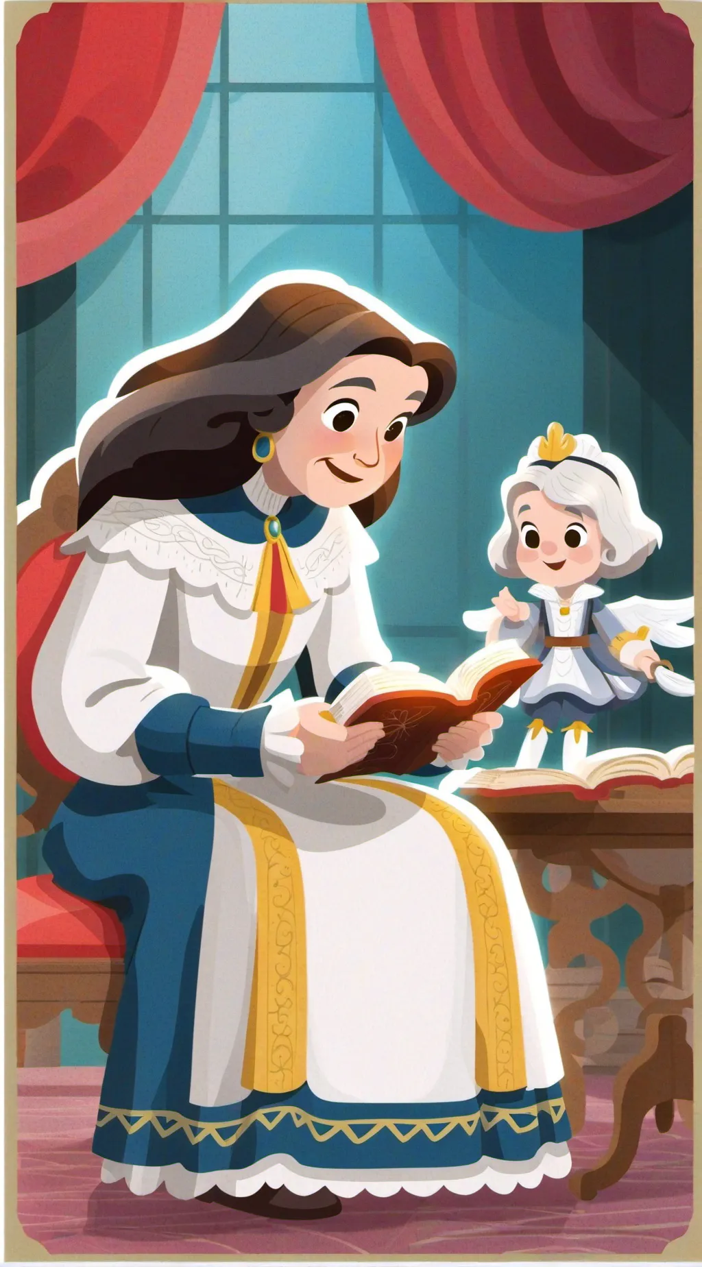 ai character: y background