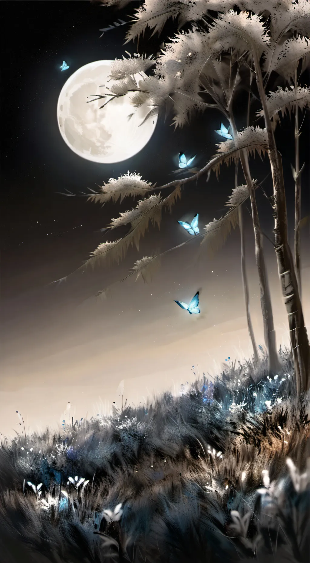 ai character: KNY UPPERMOON background