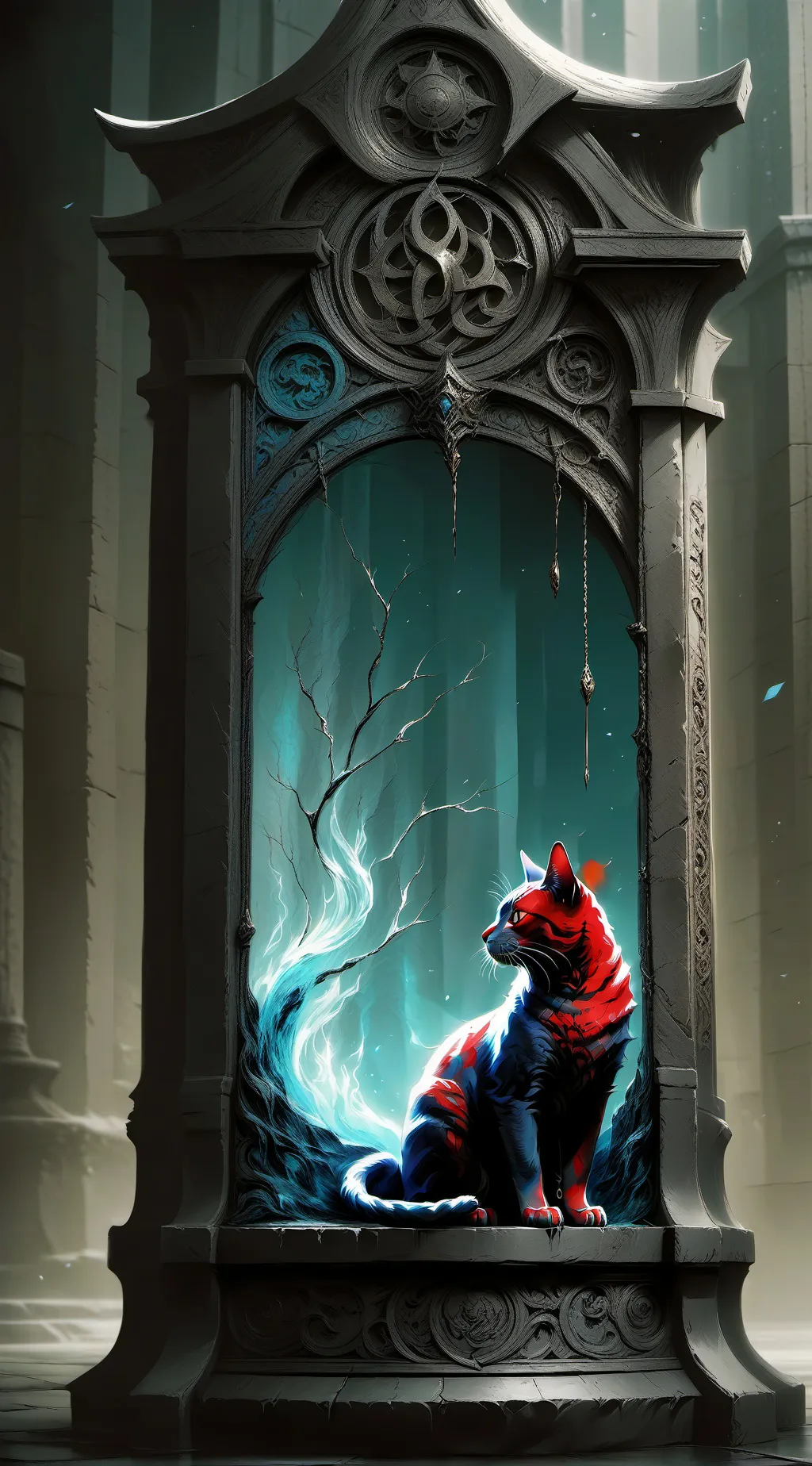 ai character: katevil background