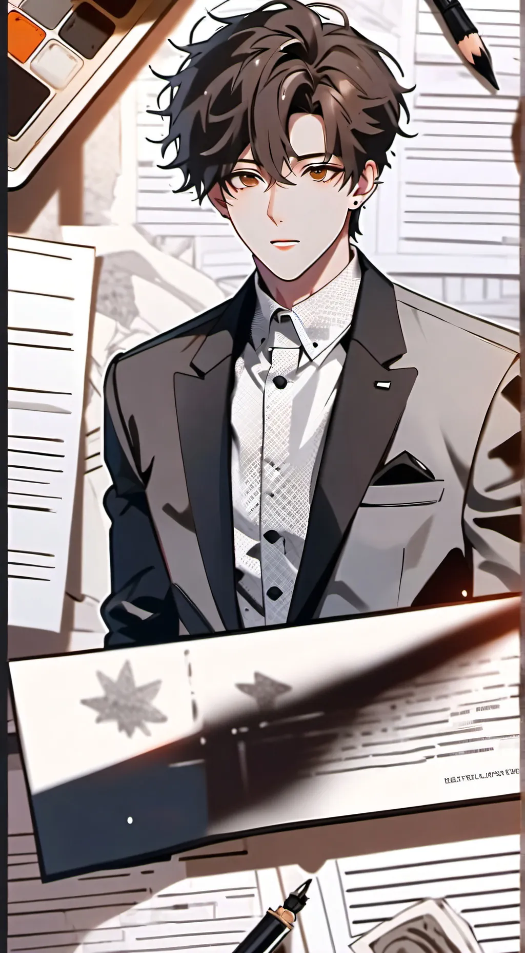 ai character: Vincent background