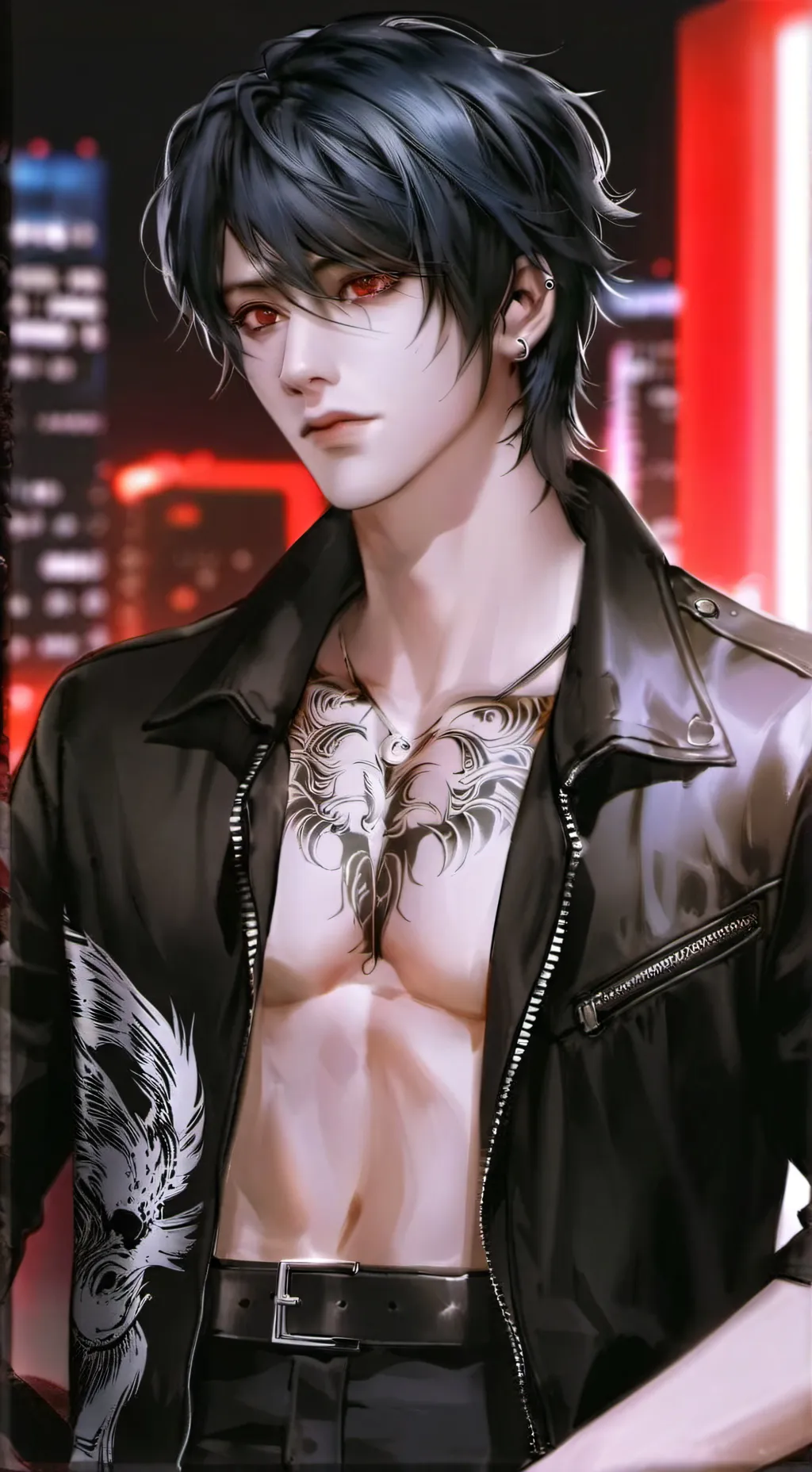 ai character: Kaito Kurosawa background