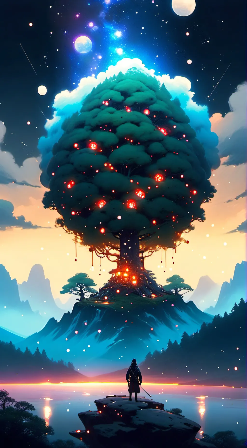 ai character: Sally face and cod background