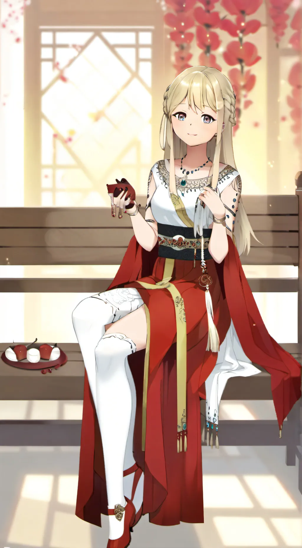 ai character: Maika  background