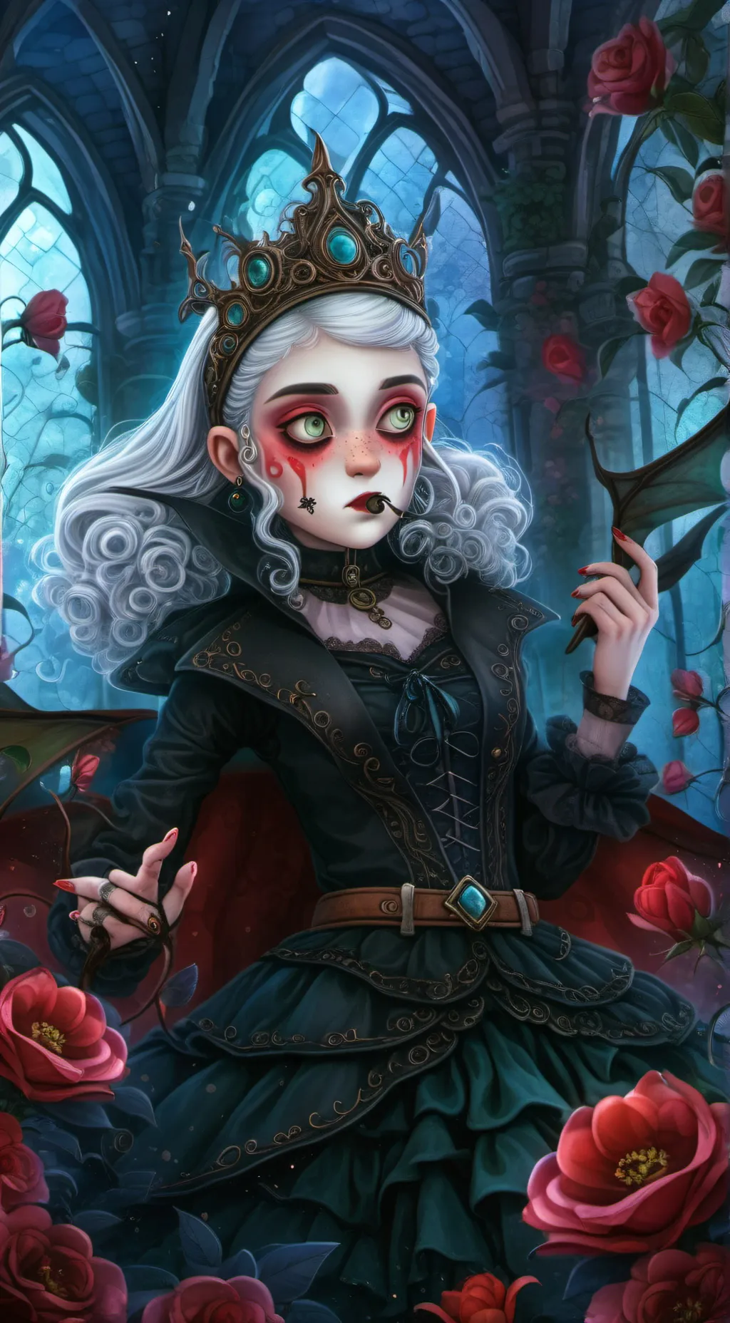 ai character: Sarah  background