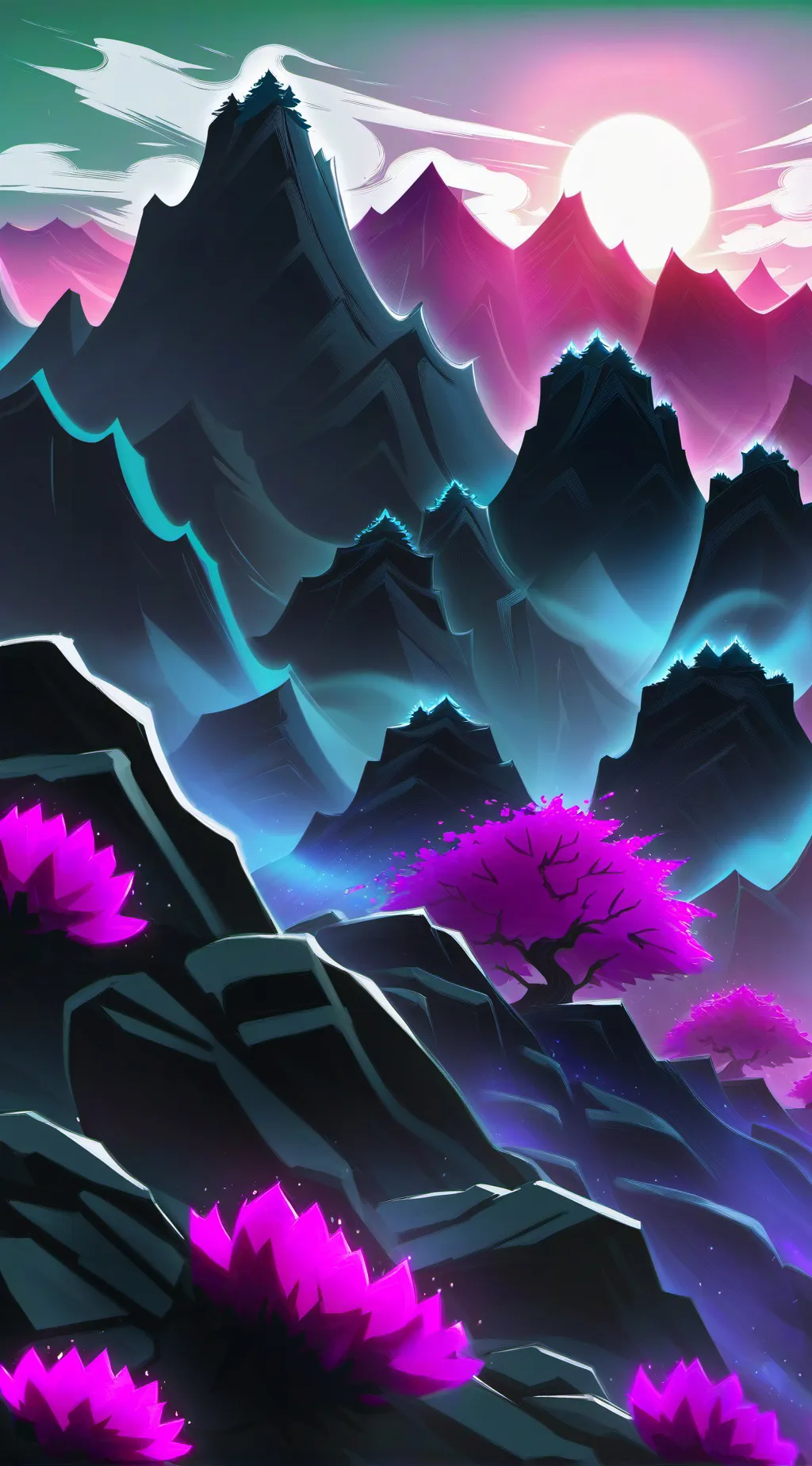 ai character: demon  background