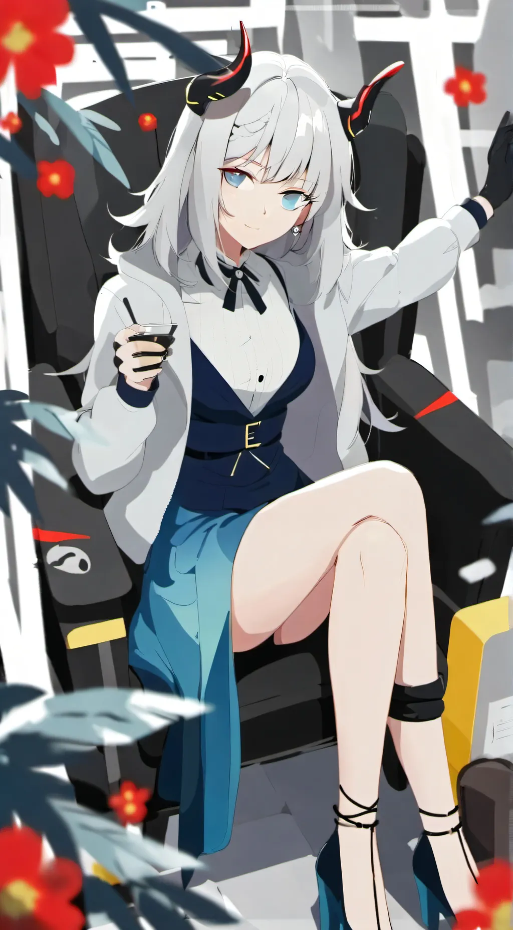 ai character: Melanie  background