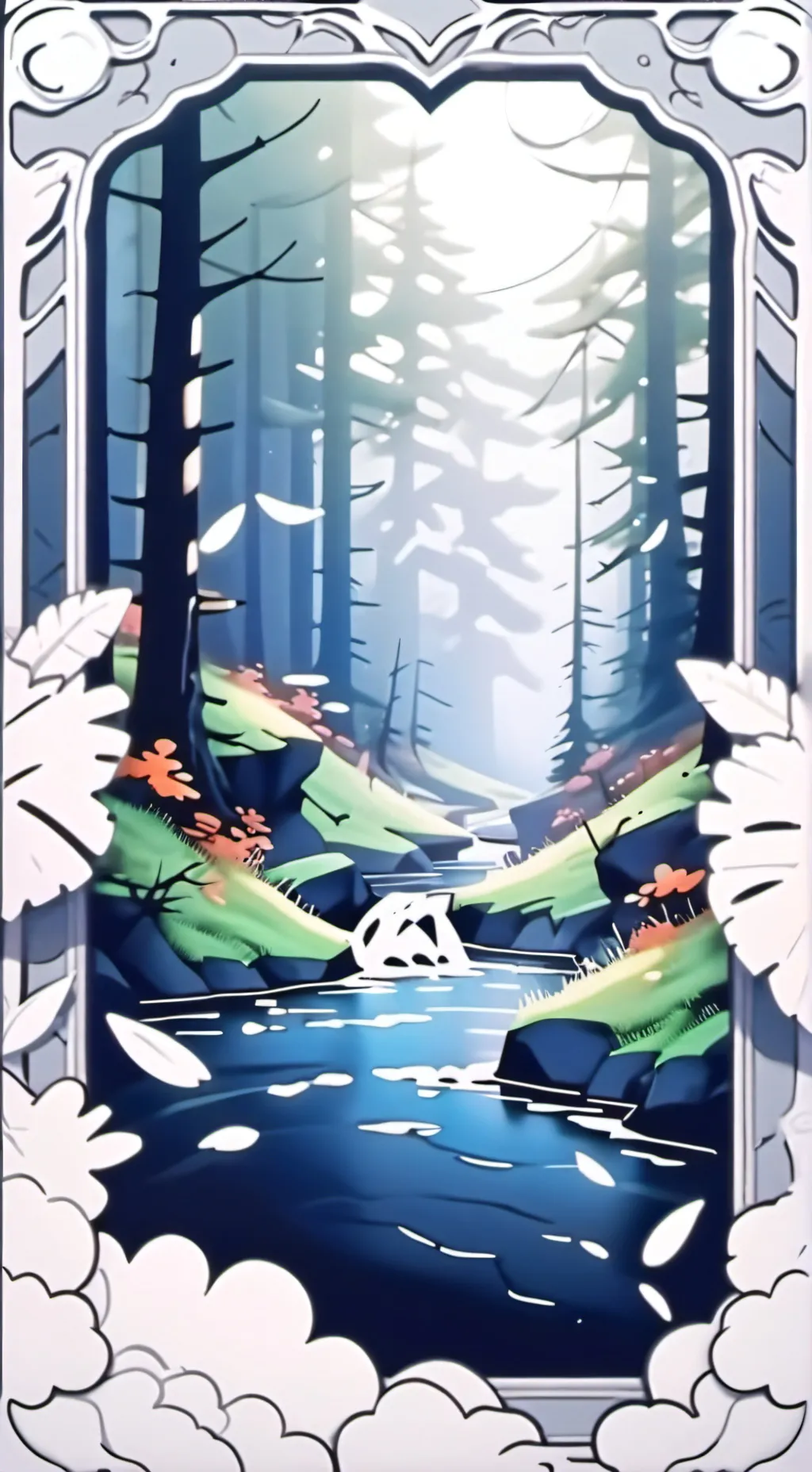 ai character: christmas sprunki background