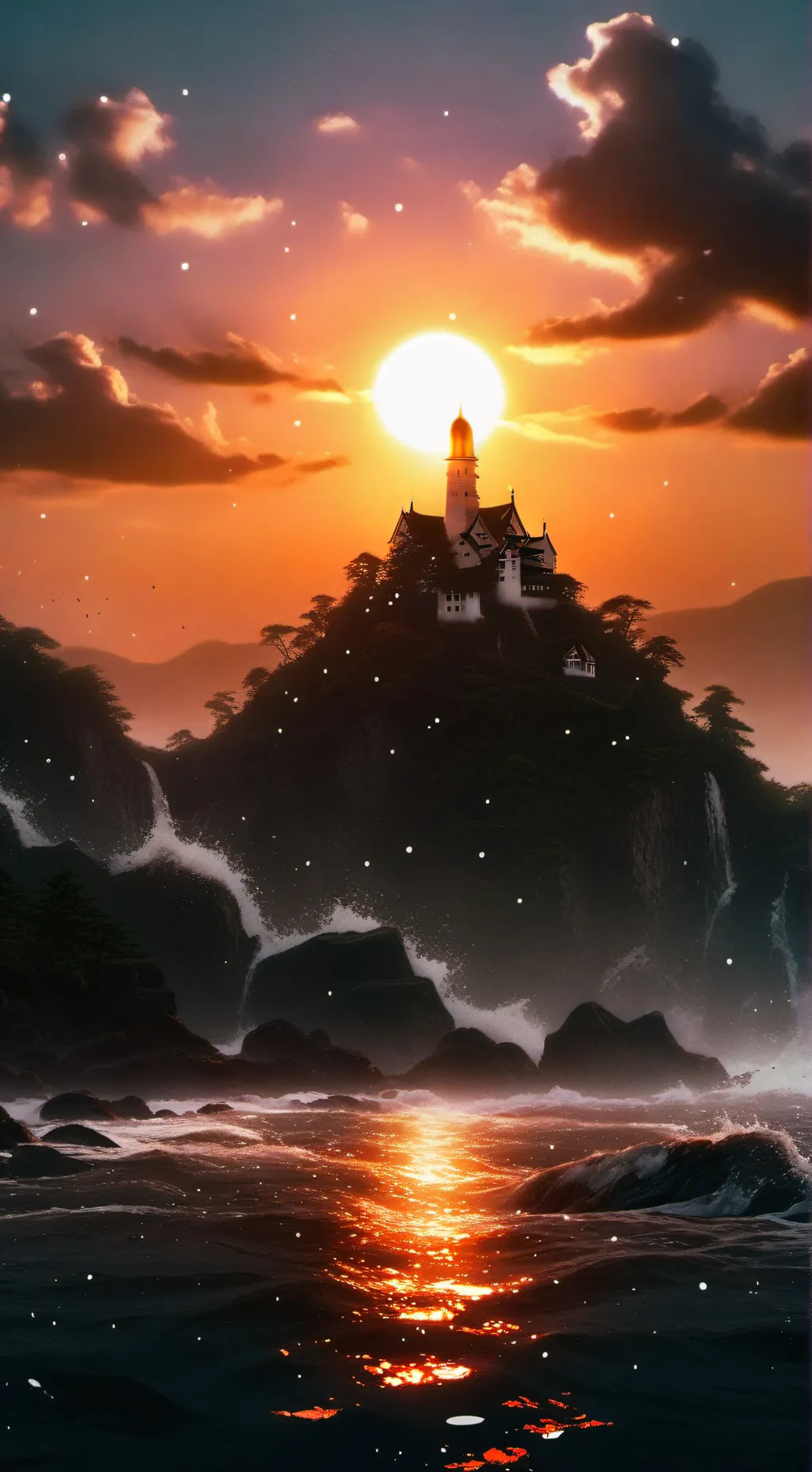 ai character: Drarry💚❤️ background