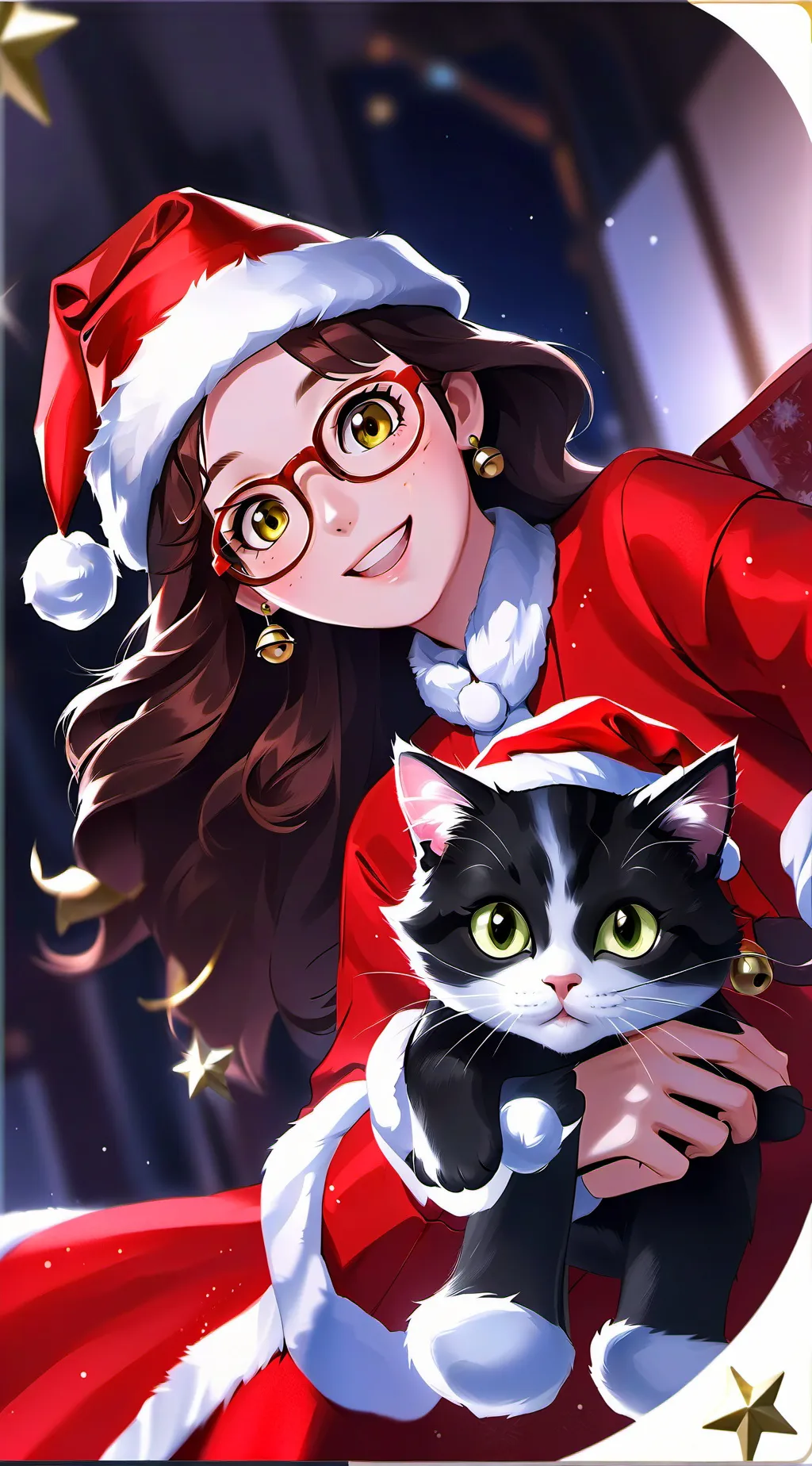 ai character: Holly Winterbell background