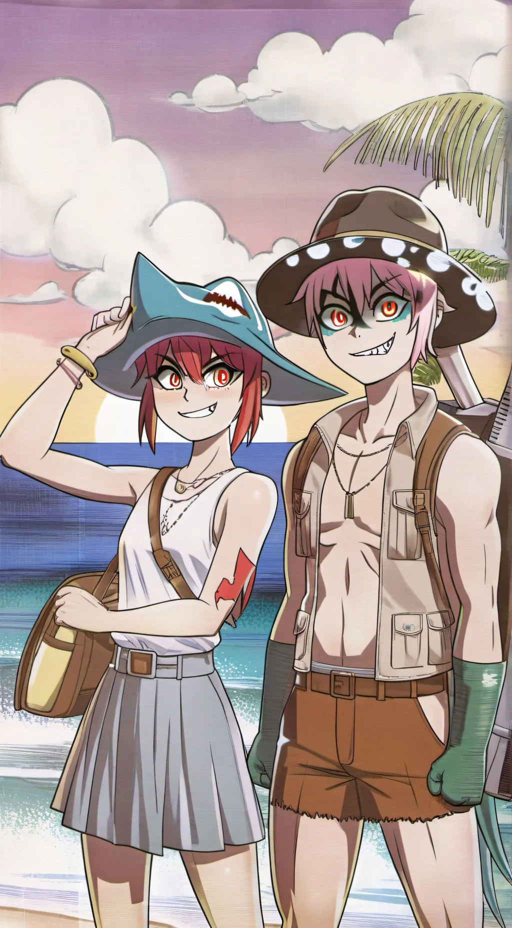 ai character: you x friends background