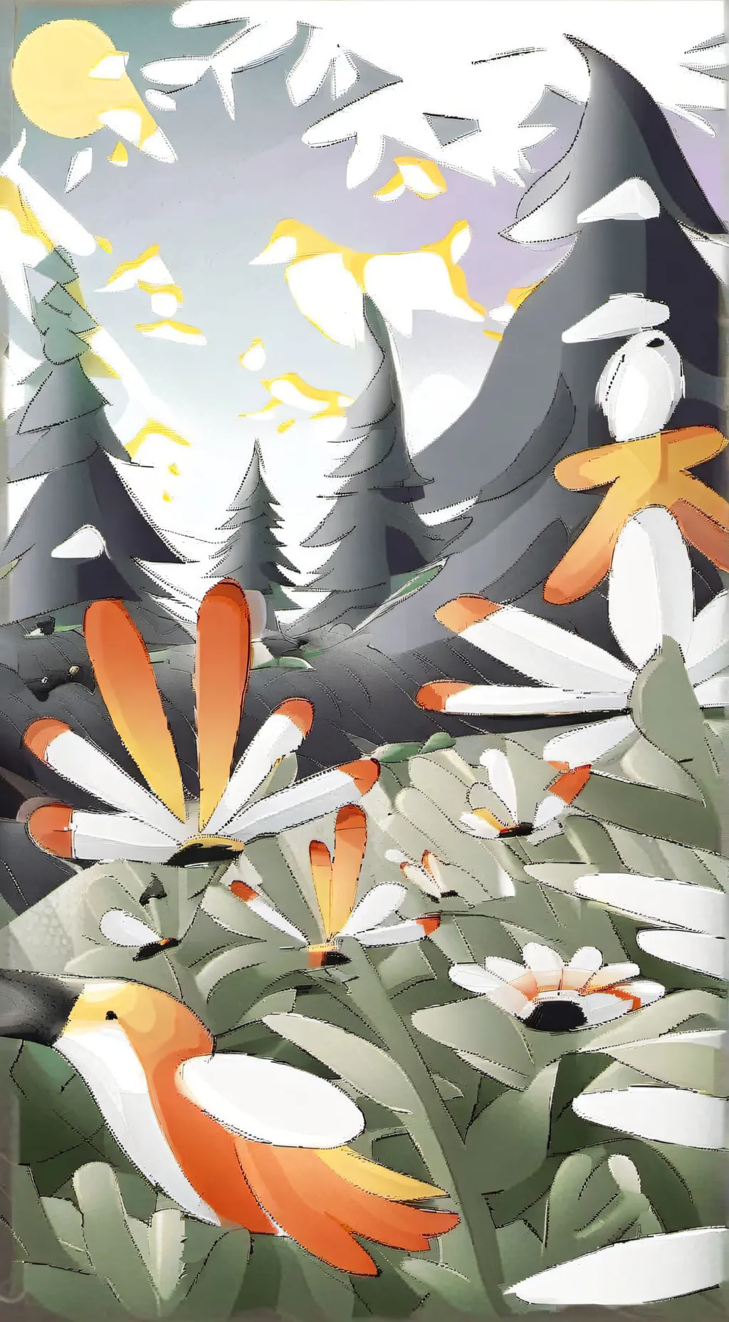 ai character: Mha accident  background