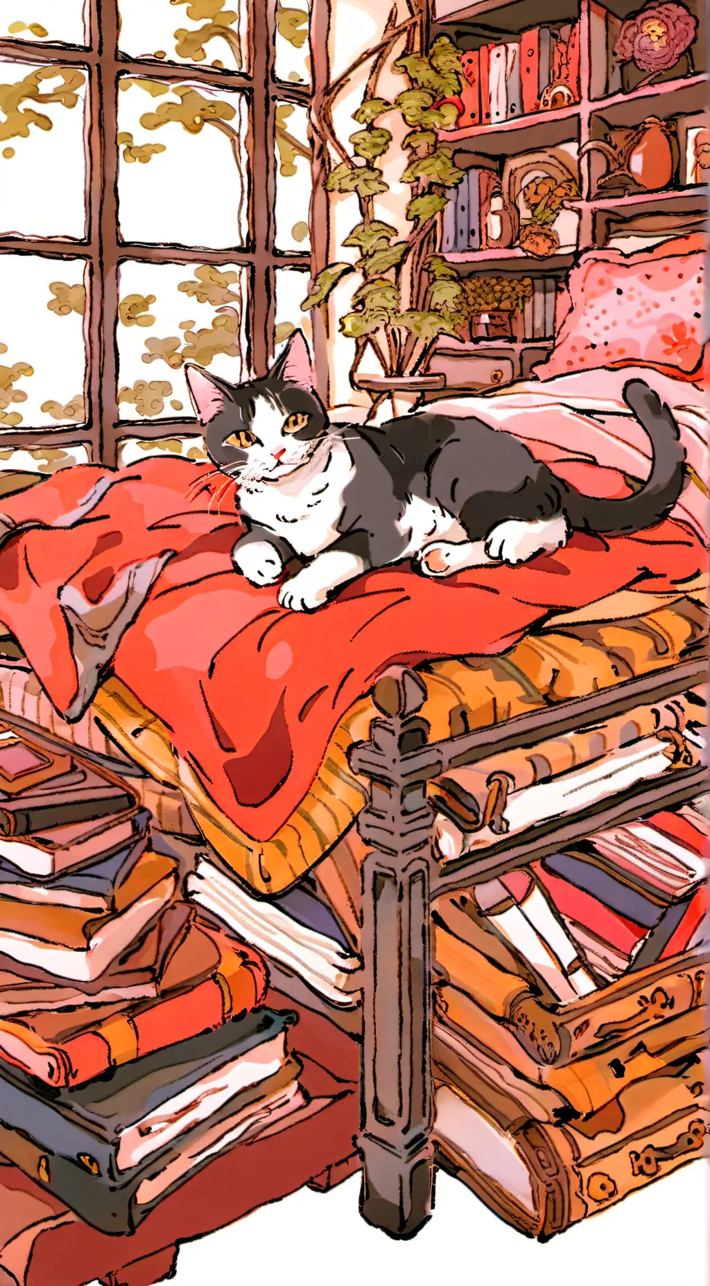 ai character: MHA in ur house <3 background