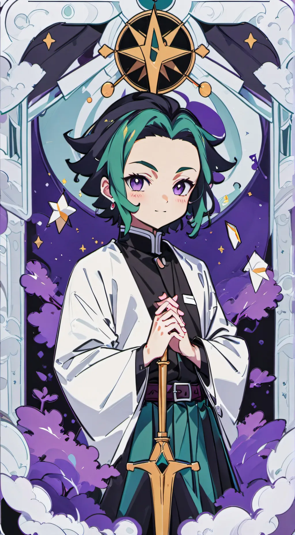 ai character: muichiro x ✨🫵🏻✨ background