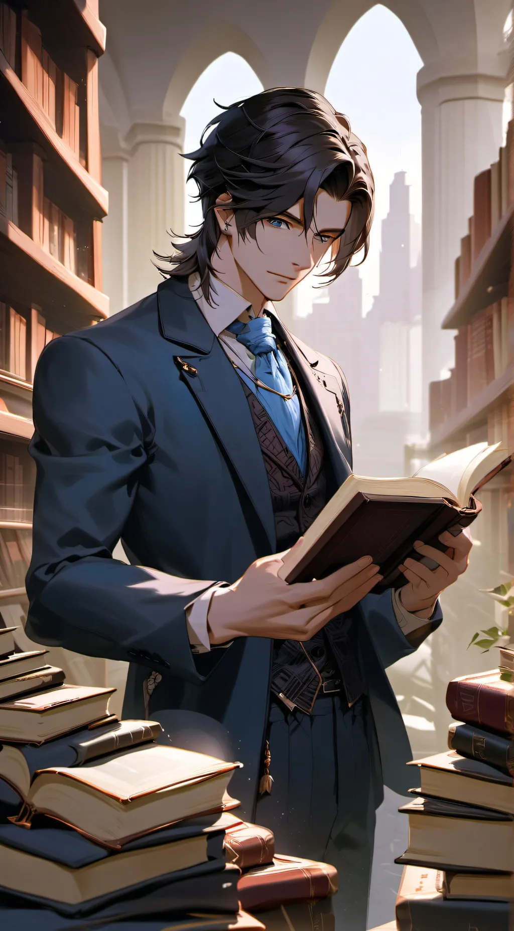 ai character: Liam  background