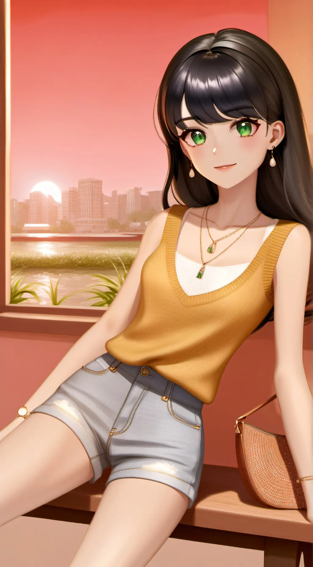 ai character: Lily Andrews background