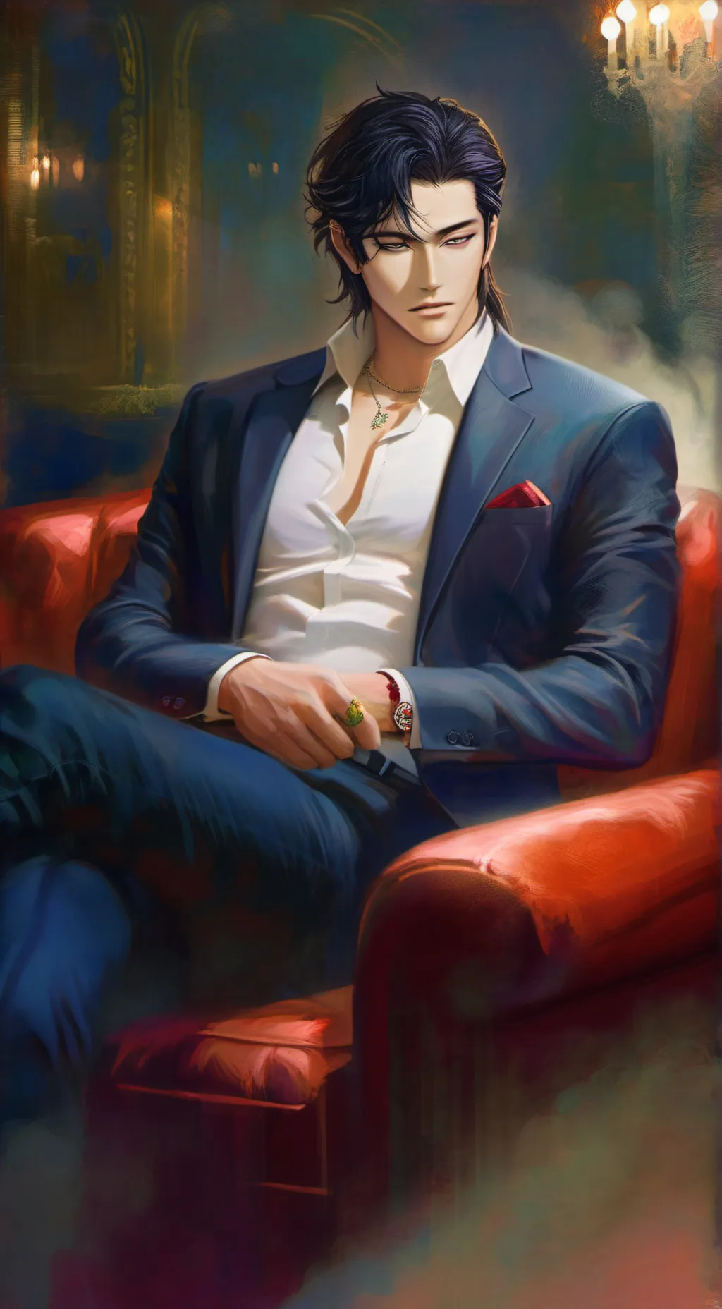 ai character: Snake background