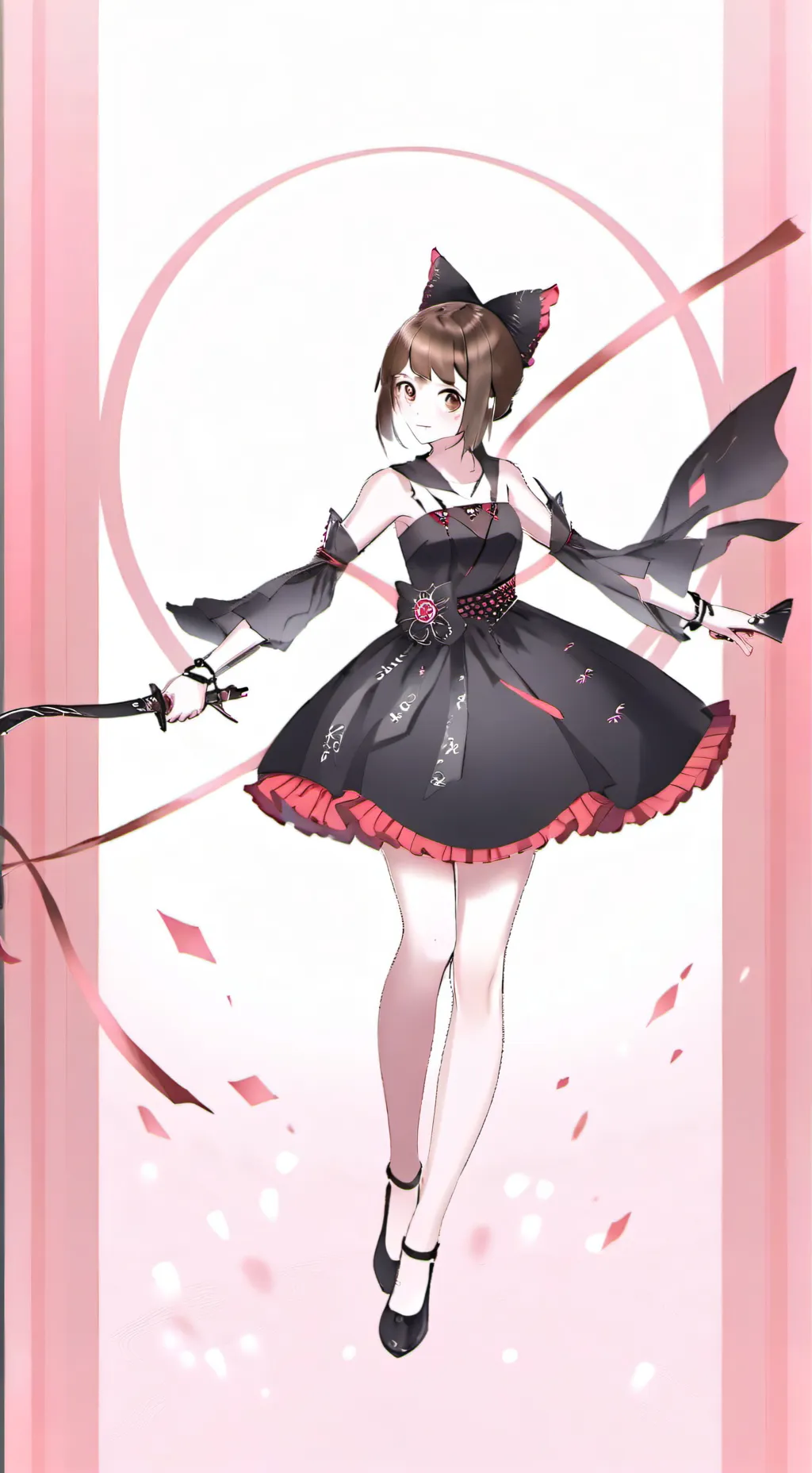 ai character: flowy the flower  background