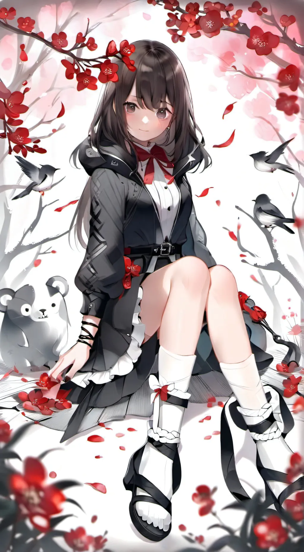 ai character: luna  background