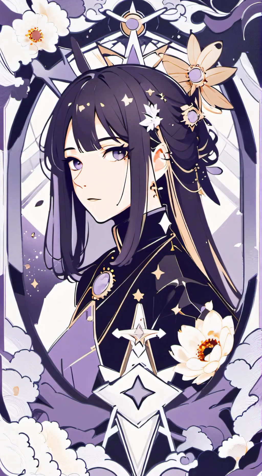 ai character: ♪kokushibos wife♪ background