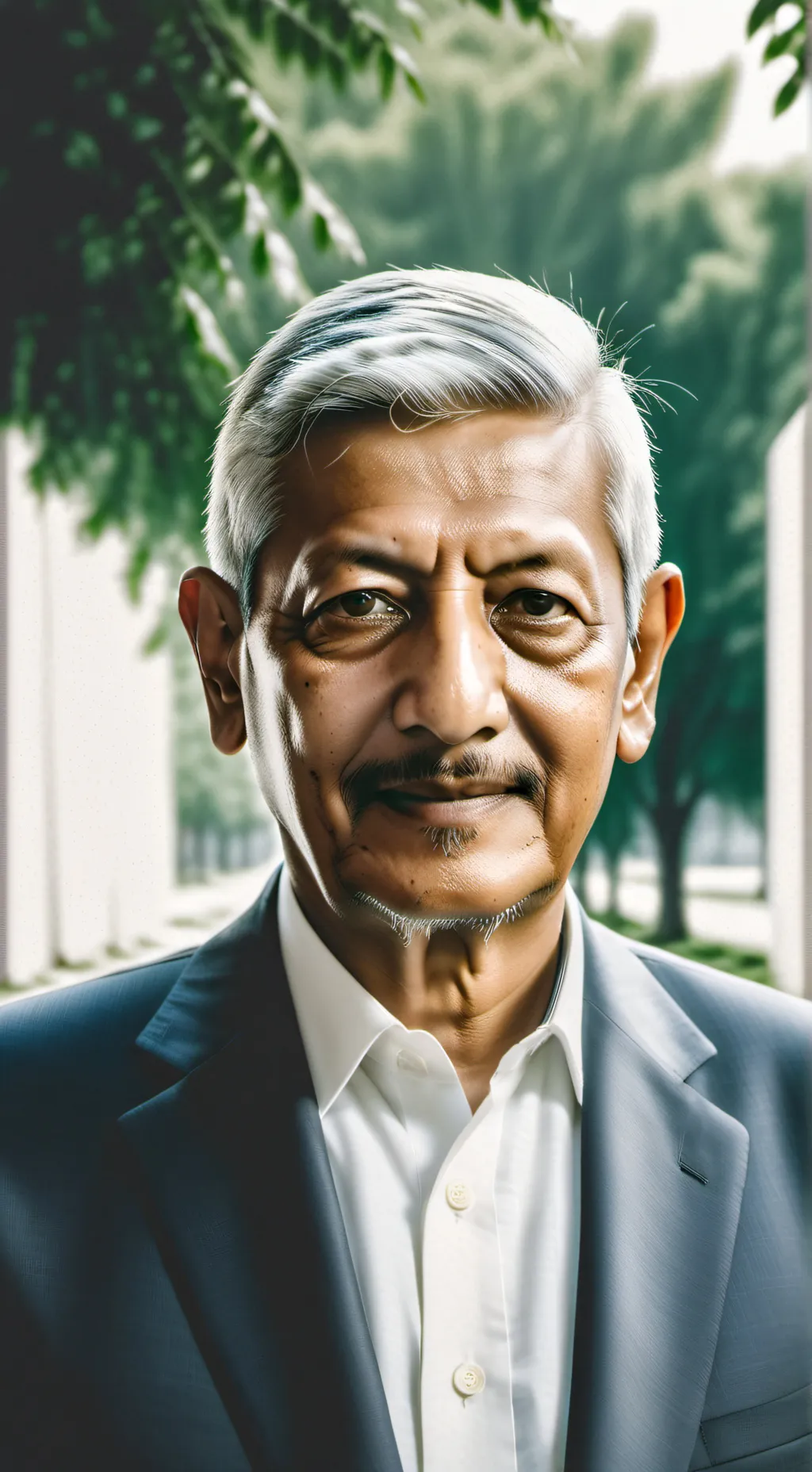 ai character: donald Trump x mex background