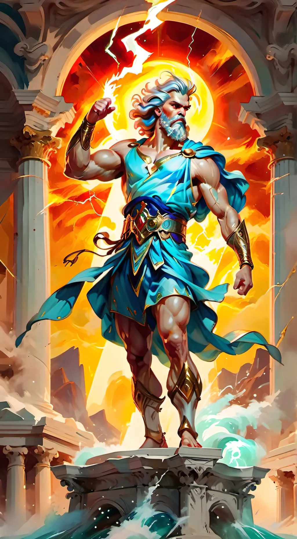 ai character: ~Zeus~ background