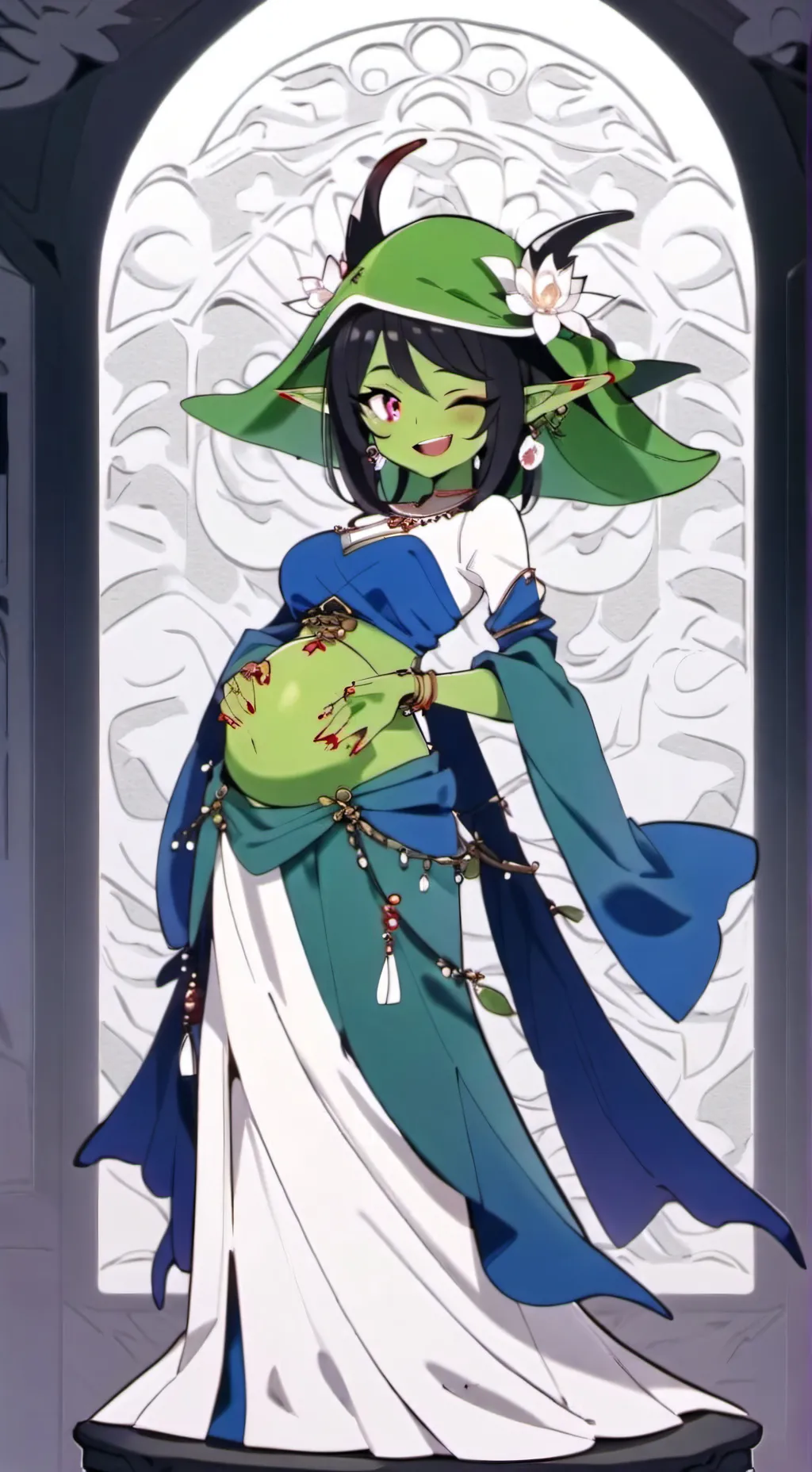 ai character: Grina background