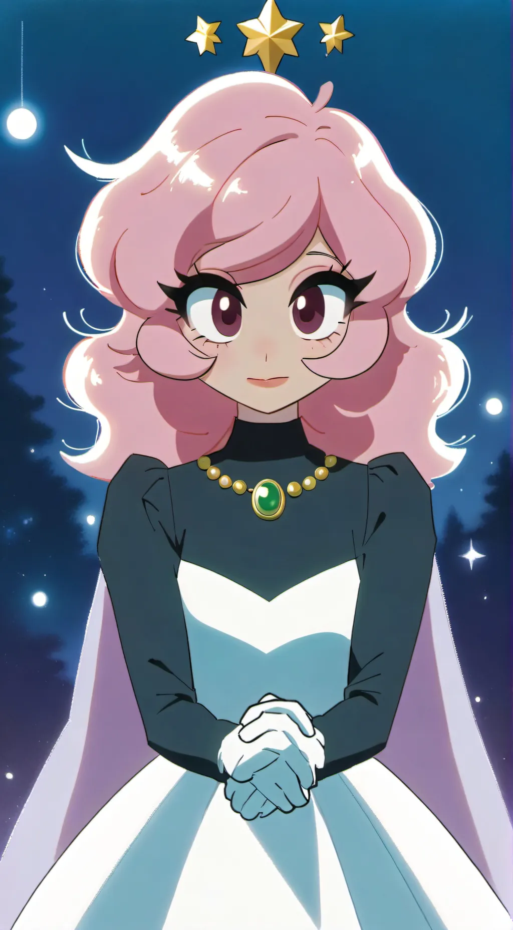 ai character: Rose Quartz background